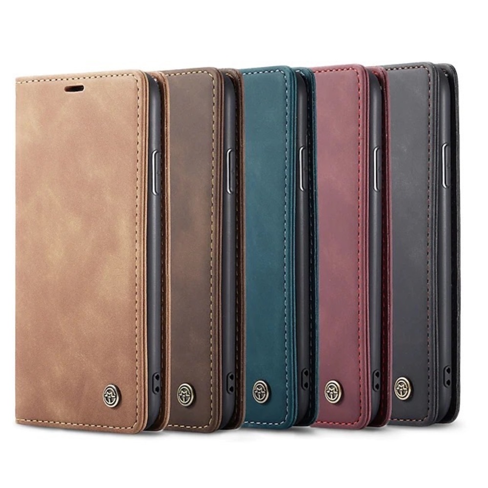 Casetify Retro Leather Magnetic Flip Case